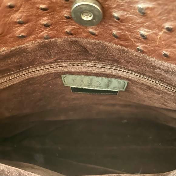 Chocolate Brown Leather Bag - Picture 5 of 8